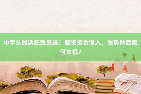 中字头股票狂飙突进！配资资金涌入，涨势背后藏何玄机？