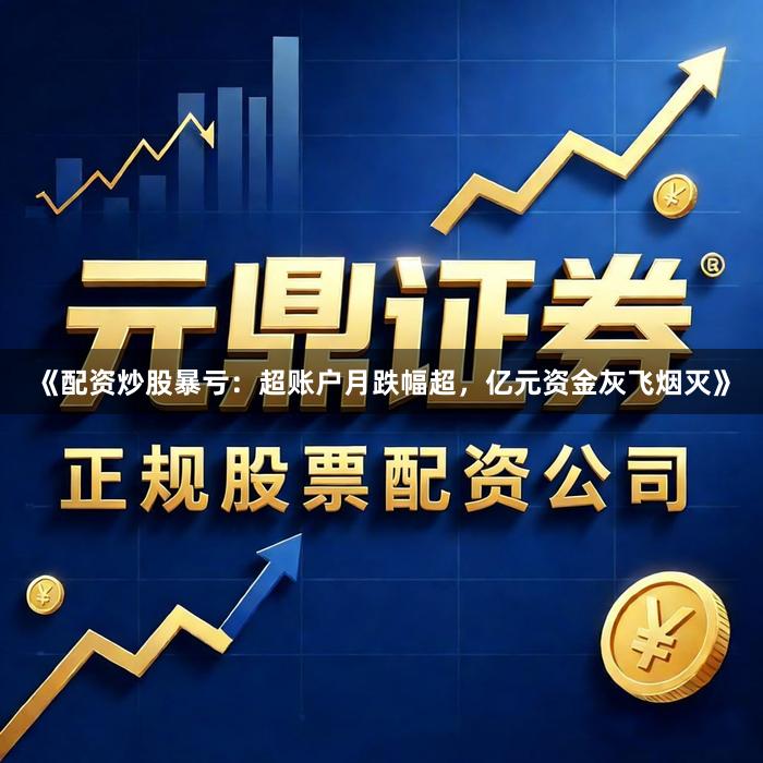 《配资炒股暴亏：超账户月跌幅超，亿元资金灰飞烟灭》