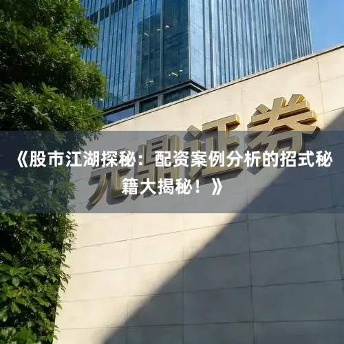 《股市江湖探秘:配资案例分析的招式秘籍大揭秘!》