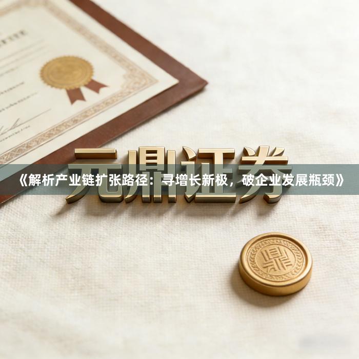 《解析产业链扩张路径：寻增长新极，破企业发展瓶颈》